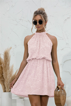 Floral Halter Neck Dress – Modern Day Hippie Couture, LLC